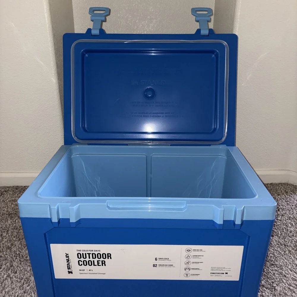 New STANLEY Easy Carry Outdoor Cooler 50 Qt 47 L with Bungee System - Genuine - Picture 16 of 16